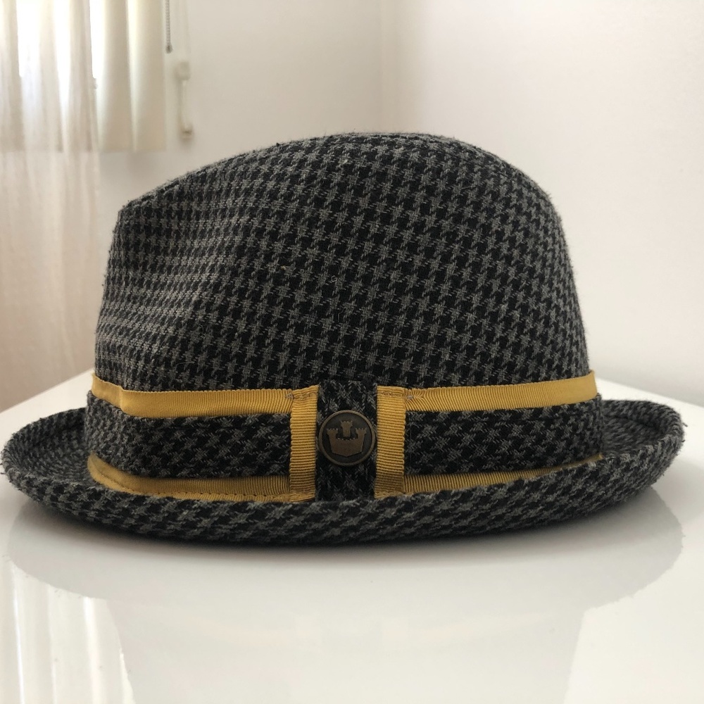 Goorin Bros. Houndstooth Fedora Size Small Mens